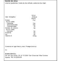 Aceite de oliva intenso ABRIL, botella 1 litro