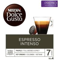 Café expresso intenso DOLCE GUSTO, caja 16 uds