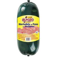 Mortadela de pavo con aceitunas ELPOZO, al corte, compra mínima 100 g