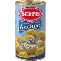 Aceitunas rellenas ligeras EL SERPIS, lata 150 g