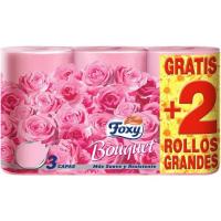 Papel higiénico color FOXY, paquete 6 rollos