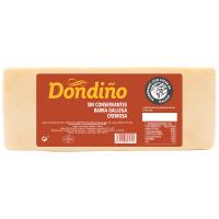 Queso barra DONDIÑO, al peso, compra mínima 250 g