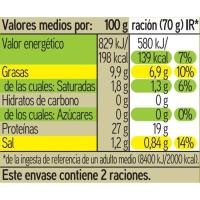 Atún claro en aceite de oliva EROSKI, frasco 185 g 