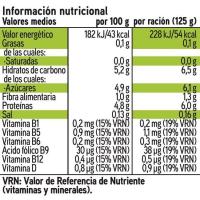 Yogur de fresa cremoso 0% EROSKI, pack 4x125 g