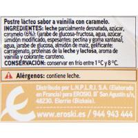 Flan de vainilla EROSKI basic, pack 6x100 g