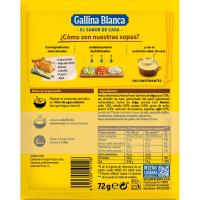 Sopa de pollo con fideos GALLINA BLANCA, pack 3x71 g