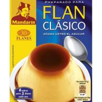 Flan clásico MANDARIN, 6 unid., caja 180 g