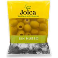 Aceitunas manzanilla sin hueso JOLCA, bolsa 75 g