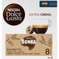 Café expresso Bonka DOLCE GUSTO, caja 16 uds