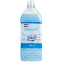 Suavizante concentrado azul EROSKI basic, botella 72 dosis