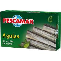 Agujas en aceite de oliva PESCAMAR, lata 115 g