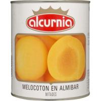 Melocotón en almíbar ALCURNIA, lata 480 g