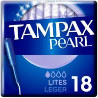 Tampón lites TAMPAX PEARL, caja 18 uds