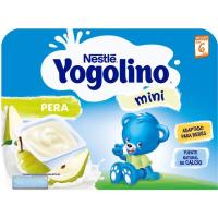 Yogolino mini de pera NESTLÉ, pack 6x60 g