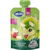 Bolsita de plátano-fresa HERO, doypack 100 g