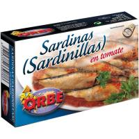 Sardinilla con tomate ORBE, lata 90 g