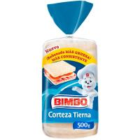 Pan de molde blanco corteza tierna BIMBO, paquete 500 g