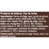 Pan de leche EROSKI, 12 uds, paquete 480 g