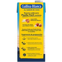 Caldo para paella fácil GALLINA BLANCA, brik 1 litro