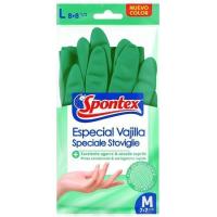 Guante especial vajilla talla 7 SPONTEX, paquete 1 par