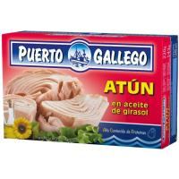 Atún en aceite girasol PUERTO GALLEGO, lata 220 g