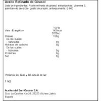 Aceite de girasol especial para freir COOSOL, botella 1 litro