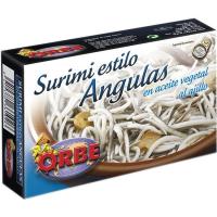 Gulas en aceite al ajillo ORBE, lata 115 g