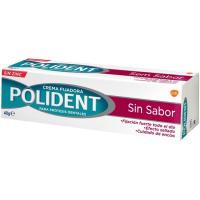 Crema fijadora dentadura postiza sin sabor POLIDENT, caja 40 g