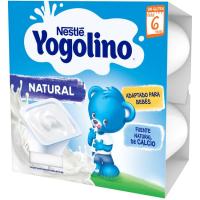 Yogolino natural NESTLÉ, pack 4x100 g