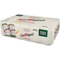 Cerveza SAN MIGUEL, pack lata 24x33 cl