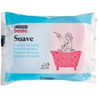 Esponja suave EROSKI basic, pack 2 uds.