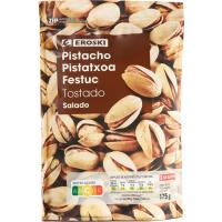 Pistachos tostados EROSKI, bolsa 175 g