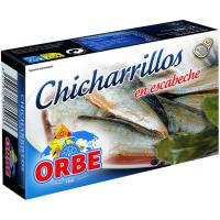 Chicharrillo en escabeche ORBE, lata 124 g