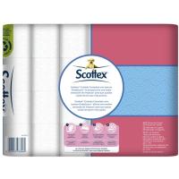 Papel higiénico original SCOTTEX, paquete 24 rollos