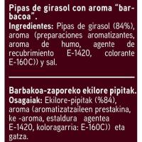 Pipas de girasol sabor barbacoa EROSKI, bolsa 160 g