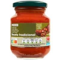 Tomate frito c/ aceite oliva tradicional EROSKI, frasco 300 g