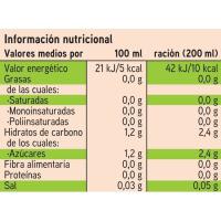 Refresco de naranja Zero EROSKI, botella 2 litros