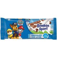 Chocolate bombón sport LACASA, tableta 125 g