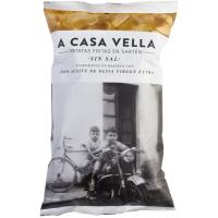 Patatas fritas a la sartén sin sal CASA VELLA, bolsa 150 g