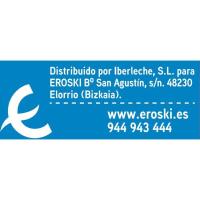 Leche entera de Galicia EROSKI, brik 1 litro