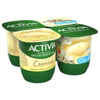 Activia 0% cremoso de vainilla DANONE, pack 4x120 g