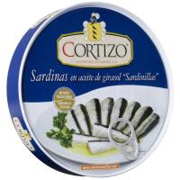 Sardinilla en aceite vegetal CORTIZO, lata 257 g