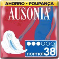 Compresa normal con alas AUSONIA AIR DRY, paquete 38 uds