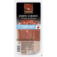 Jamón curado menos sal NAVIDUL, sobre 50 g