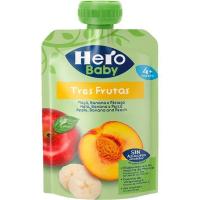 Bolsita de 3 frutas HERO Baby, doypack 100 g