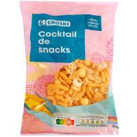 Cocktail de snacks EROSKI, bolsa 250 g