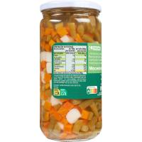 Macedonia de verduras EROSKI, frasco 400 g