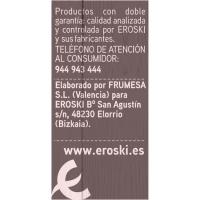 Almendras tostadas saladas con piel EROSKI, bolsa 175 g