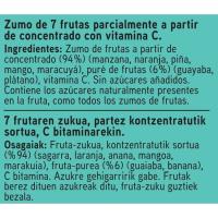 Cocktail de frutas EROSKI, brik 1 litro