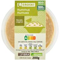 Hummus receta original EROSKI, tarrina 200 g